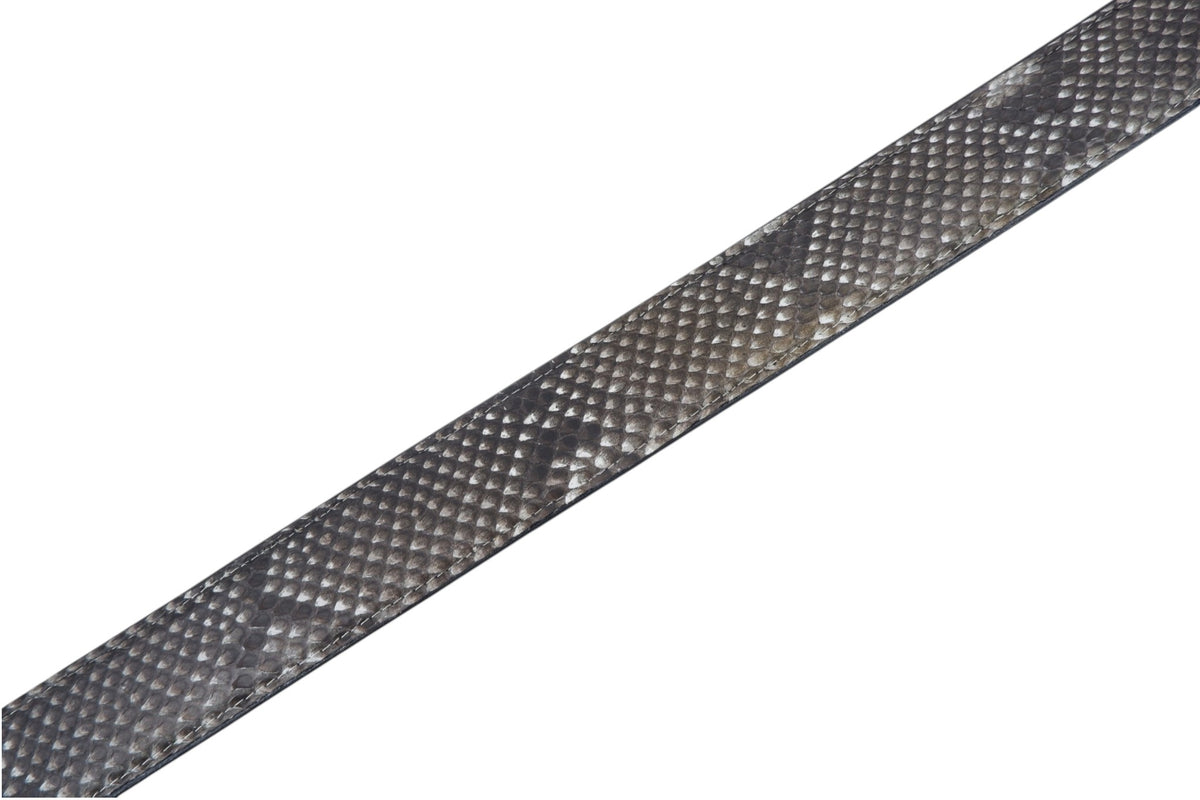 Genuine Reticulated Python Snake Skin Leather Casual Men's Belt