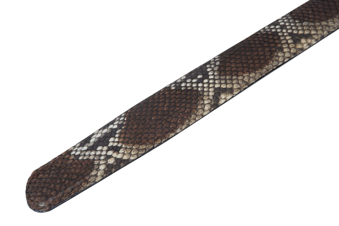 Genuine Reticulated Python Snake Skin Leather Casual Men's Belt