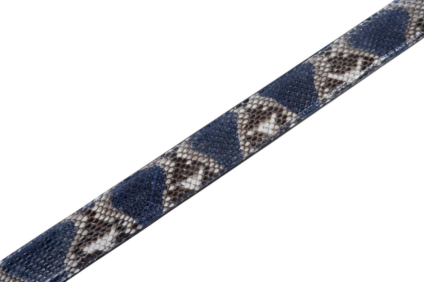 Genuine Reticulated Python Snake Skin Leather Auto Locking Men's Belt
