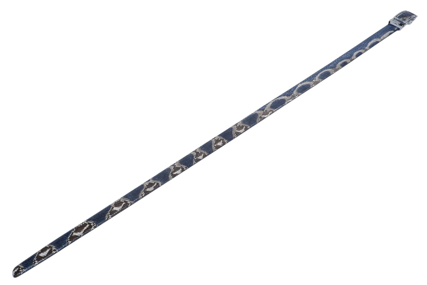 Genuine Reticulated Python Snake Skin Leather Auto Locking Men's Belt