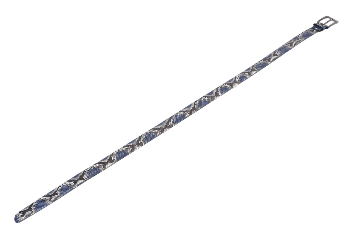 Genuine Reticulated Python Snake Skin Leather Casual Men's Belt