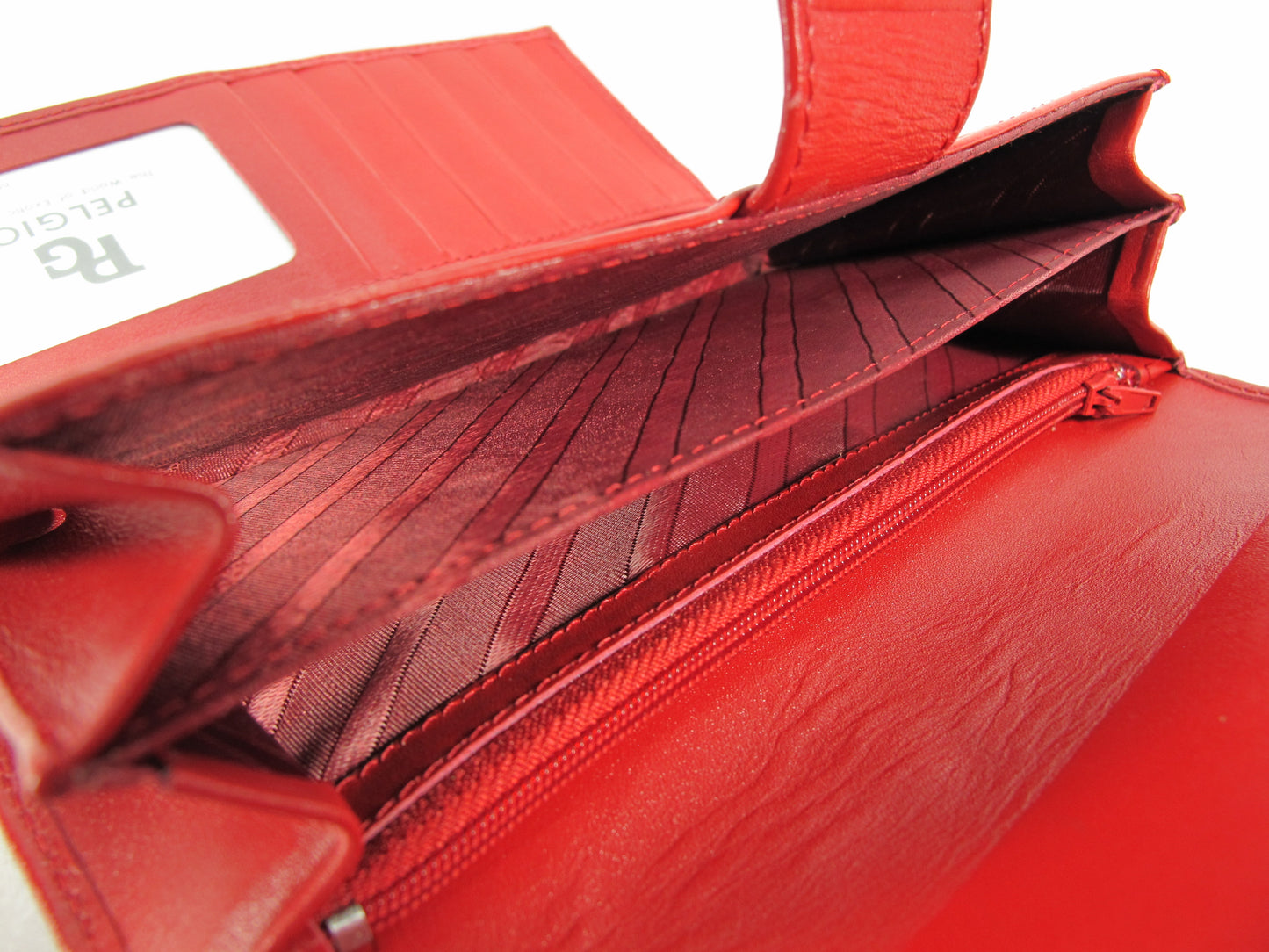 Genuine Reticulated Python Snake Skin Leather Women's Trifold Clutch Wallet Purse