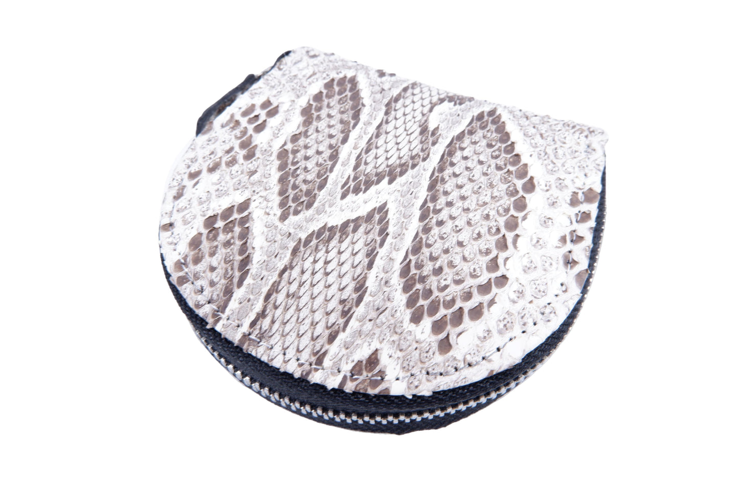 Genuine Burmese Python Skin Leather Women's Zip Wallet Coins Purse