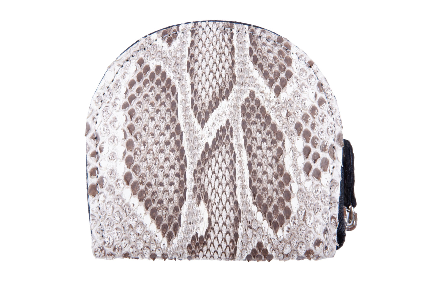 Genuine Burmese Python Skin Leather Women's Zip Wallet Coins Purse