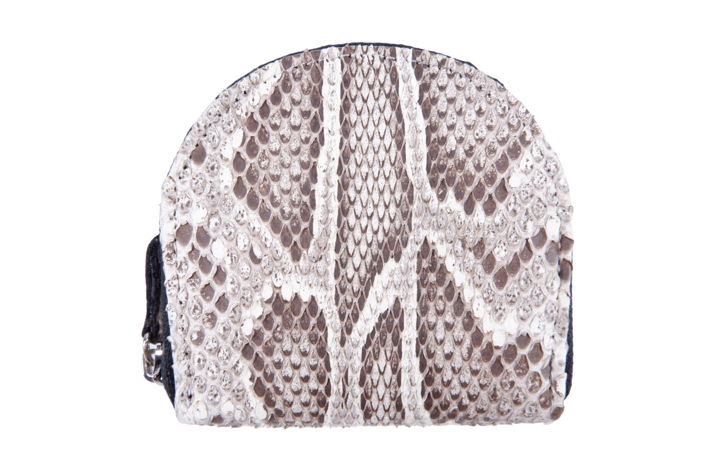 Genuine Burmese Python Skin Leather Women's Zip Wallet Coins Purse