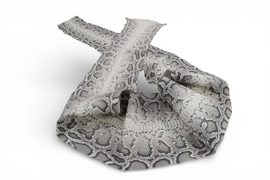 Genuine Burmese Python Belly Skin Leather Hide Pelt Natural