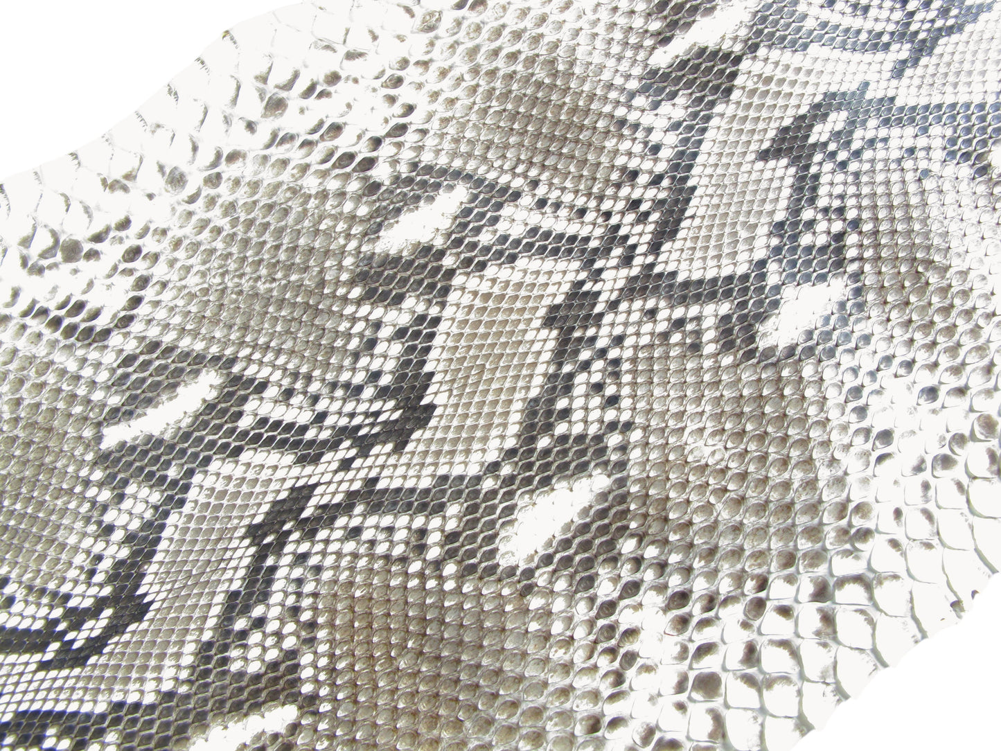 Genuine Reticulated Python Skin Leather Hide Pelt Natural