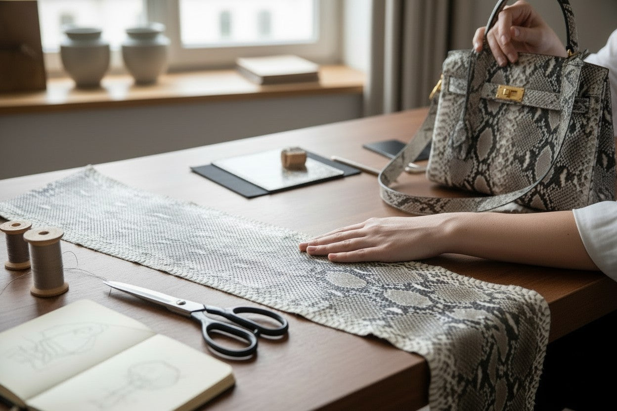 Genuine Reticulated Python Skin Leather Hide Pelt Natural