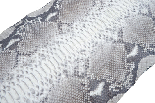 Genuine Reticulated Python Belly Skin Leather Hide Pelt Natural