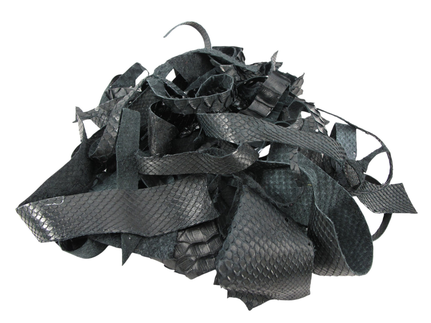 Genuine Python Snake Skin Leather Scraps Hide Pelt 100 grams