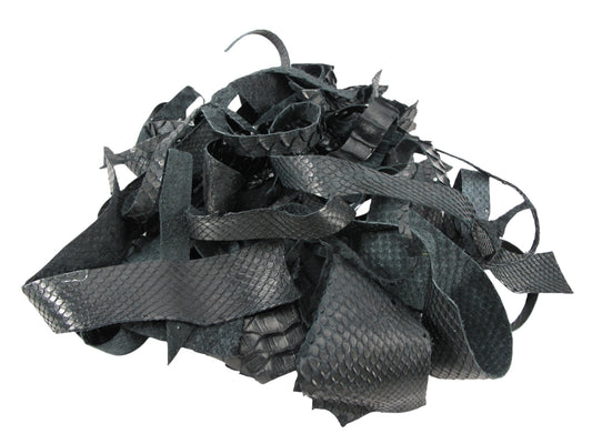 Genuine Python Snake Skin Leather Scraps Hide Pelt 100 grams