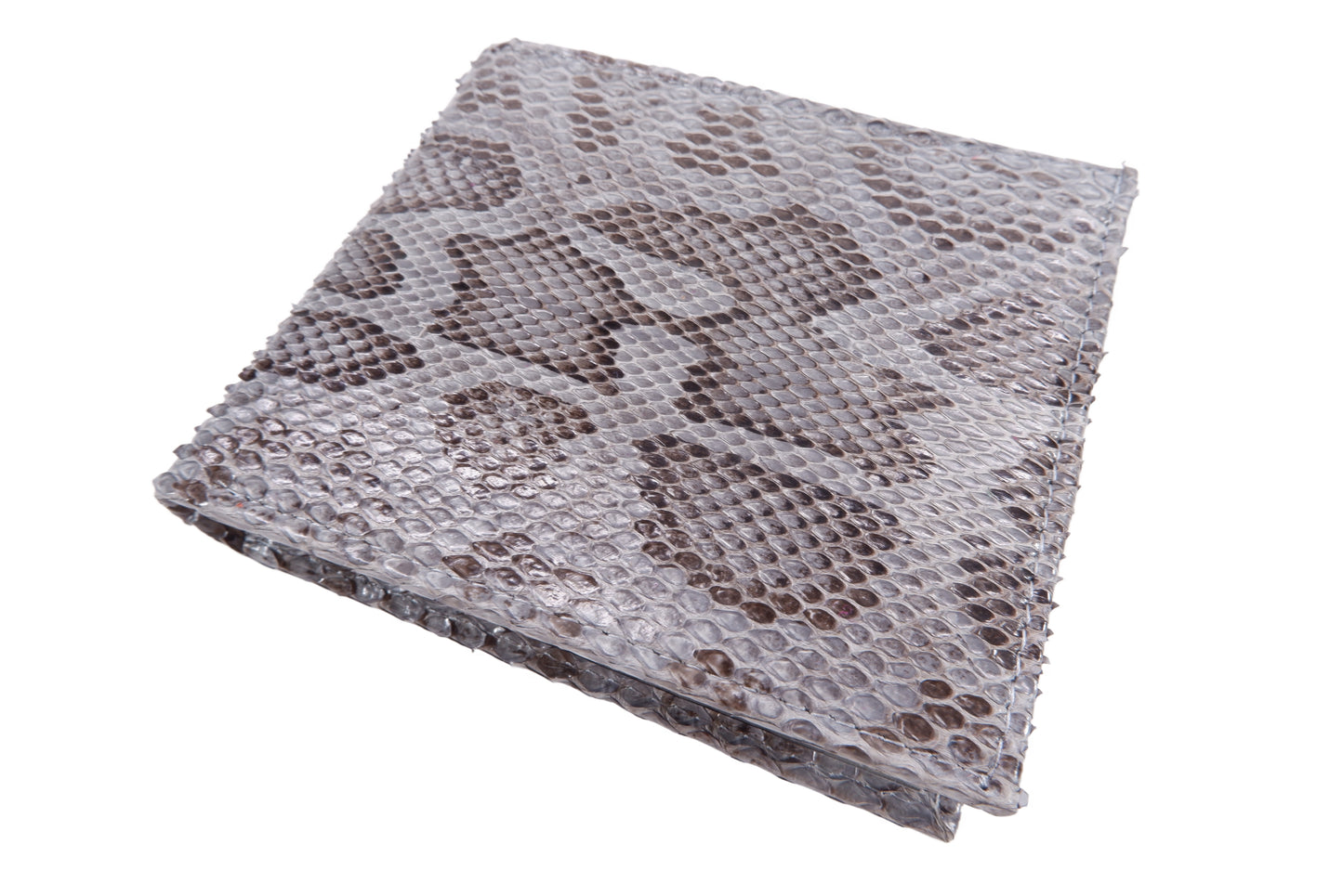 Genuine Burmese Python Snake Skin Leather Soft Bifold Wallet