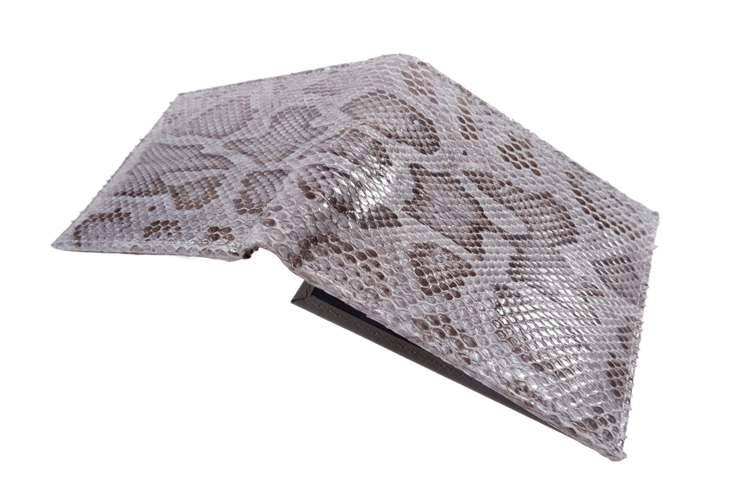 Genuine Burmese Python Snake Skin Leather Soft Bifold Wallet