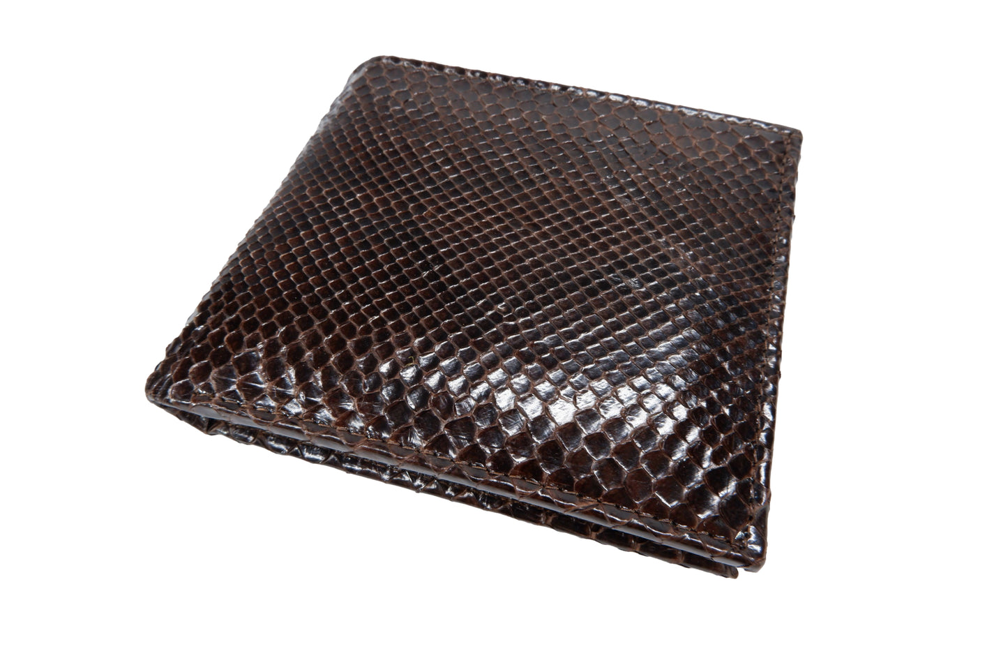 Genuine Reticulated Python Snake Skin Soft Bifold Wallet