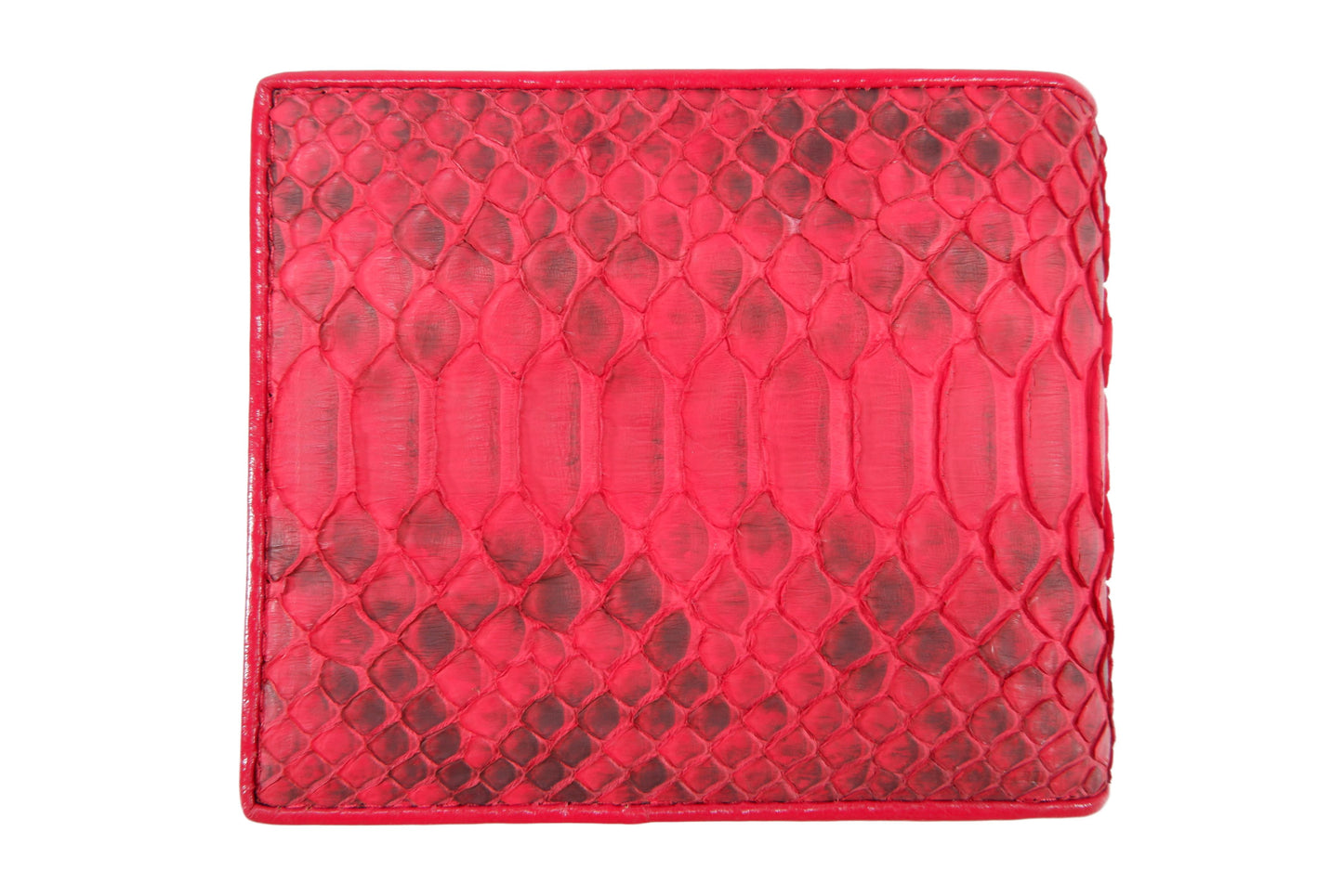 Genuine Python Belly Snake Skin Leather Soft Bifold Wallet