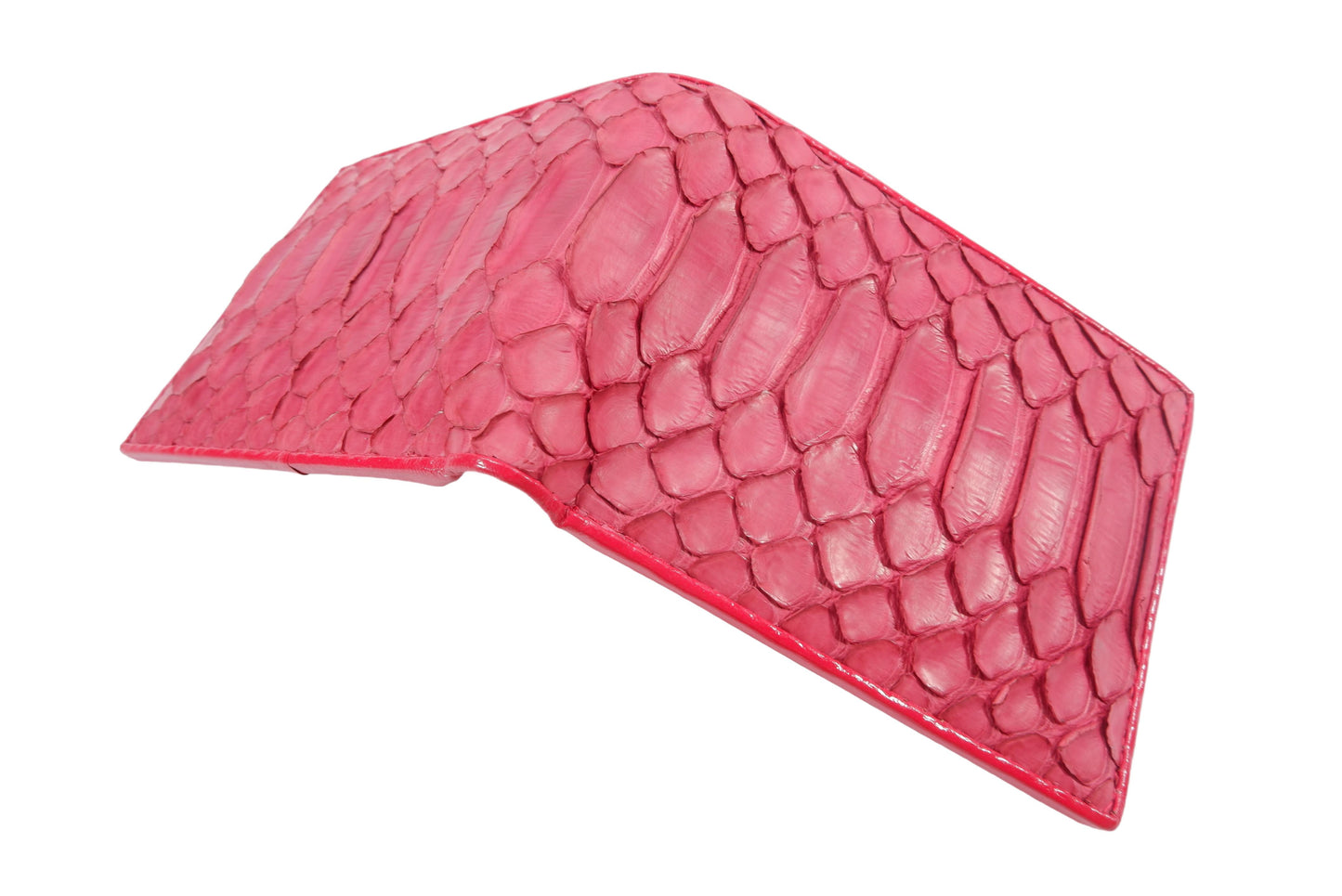 Genuine Python Belly Snake Skin Leather Soft Bifold Wallet