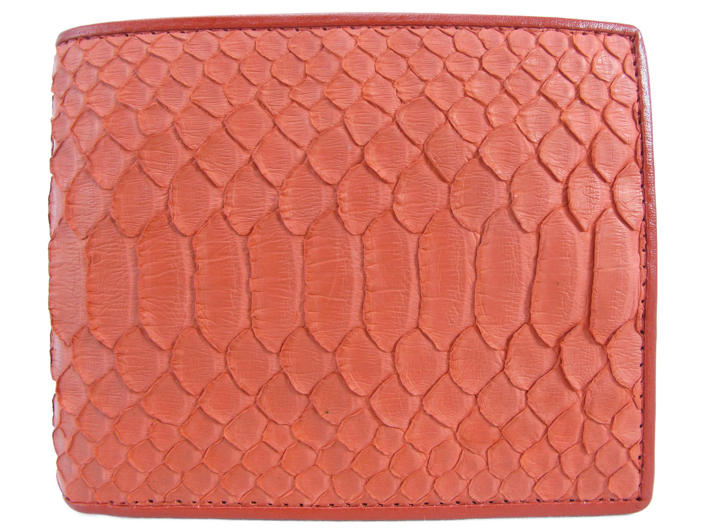 Genuine Python Belly Snake Skin Leather Soft Bifold Wallet