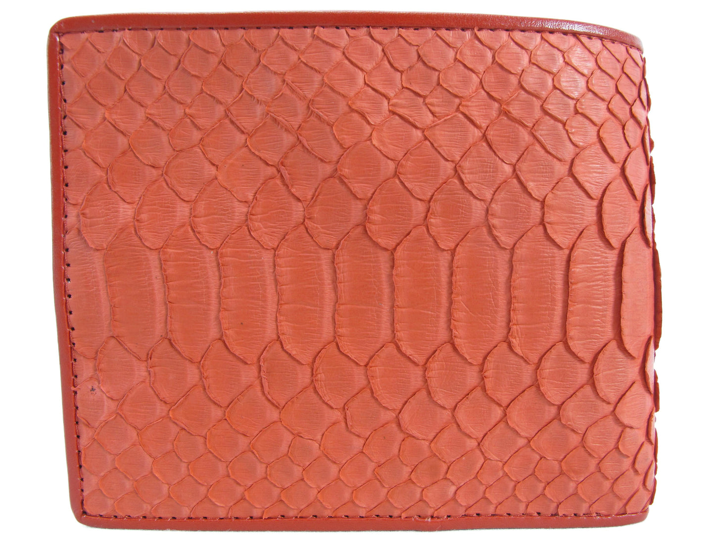 Genuine Python Belly Snake Skin Leather Soft Bifold Wallet