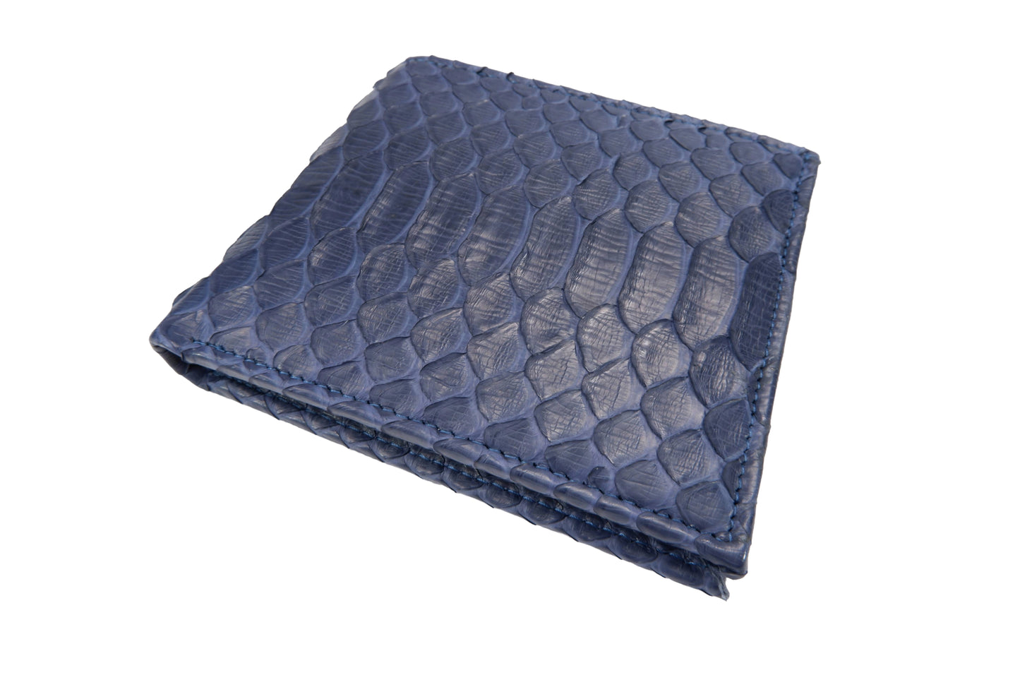 Genuine Python Belly Snake Skin Leather Soft Bifold Wallet