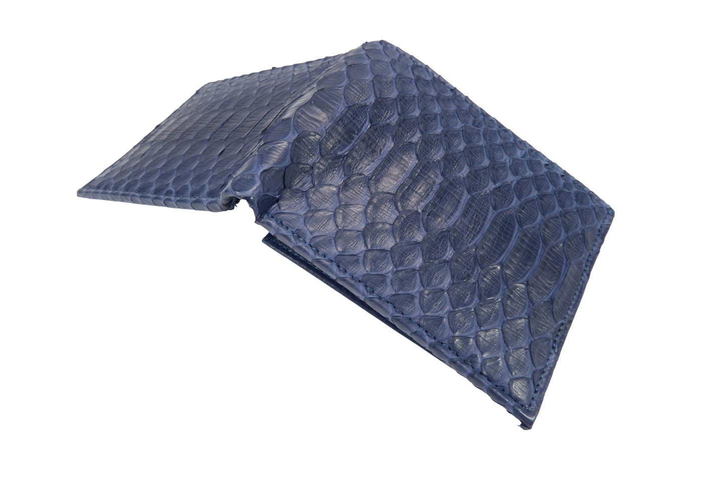 Genuine Python Belly Snake Skin Leather Soft Bifold Wallet