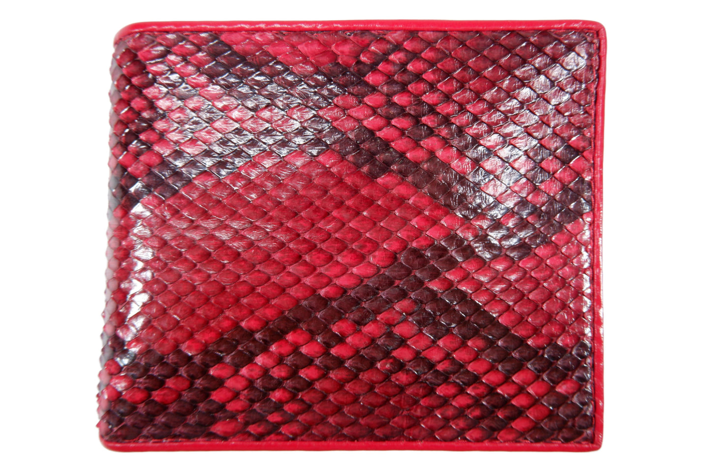 Genuine Reticulated Python Snake Skin Soft Bifold Wallet
