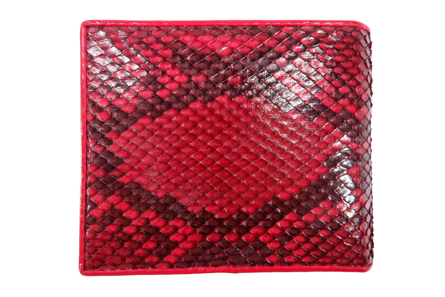 Genuine Reticulated Python Snake Skin Soft Bifold Wallet