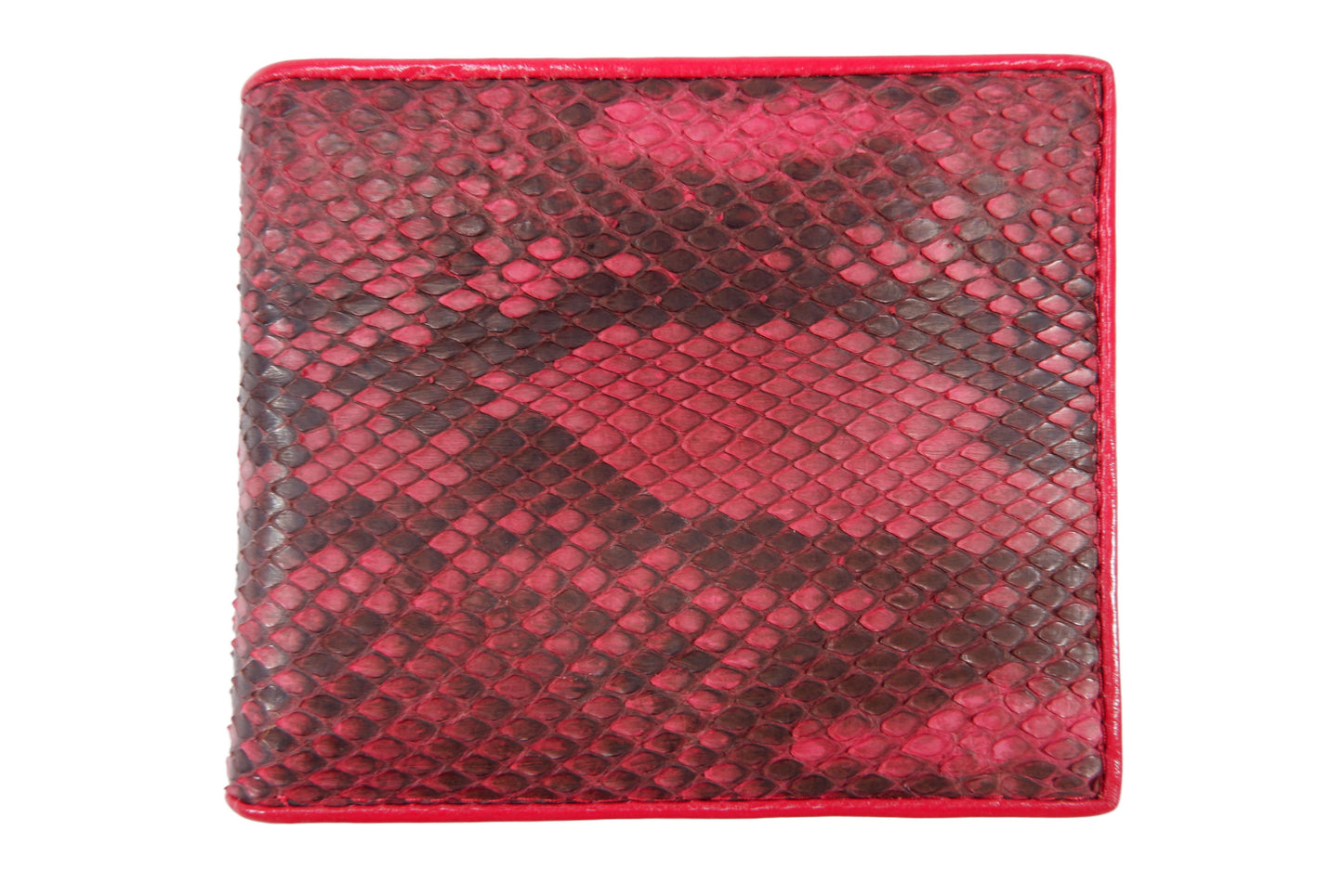 Genuine Reticulated Python Snake Skin Soft Bifold Wallet