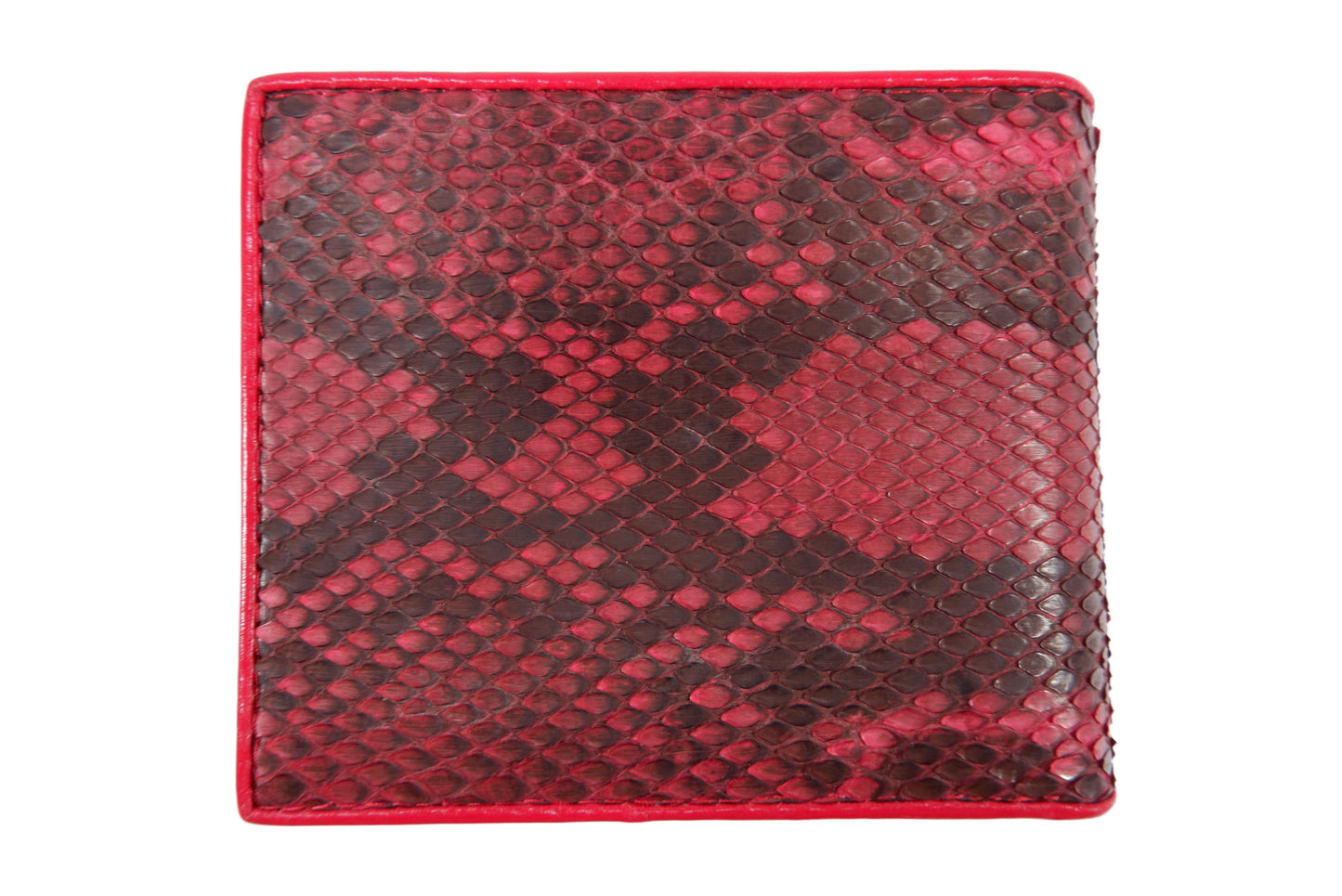 Genuine Reticulated Python Snake Skin Soft Bifold Wallet
