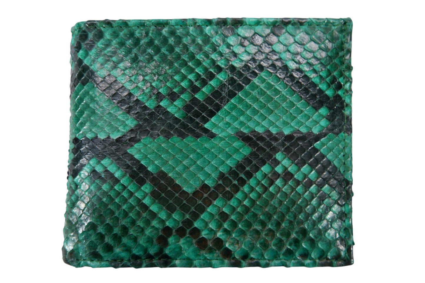Genuine Reticulated Python Snake Skin Soft Bifold Wallet