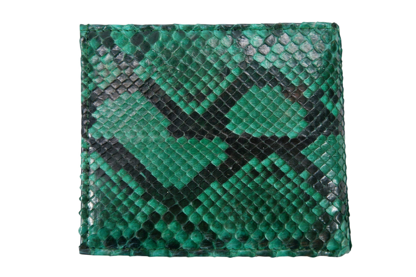 Genuine Reticulated Python Snake Skin Soft Bifold Wallet