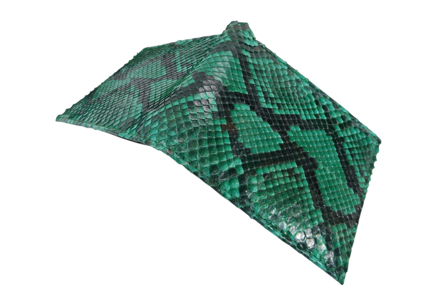 Genuine Reticulated Python Snake Skin Soft Bifold Wallet