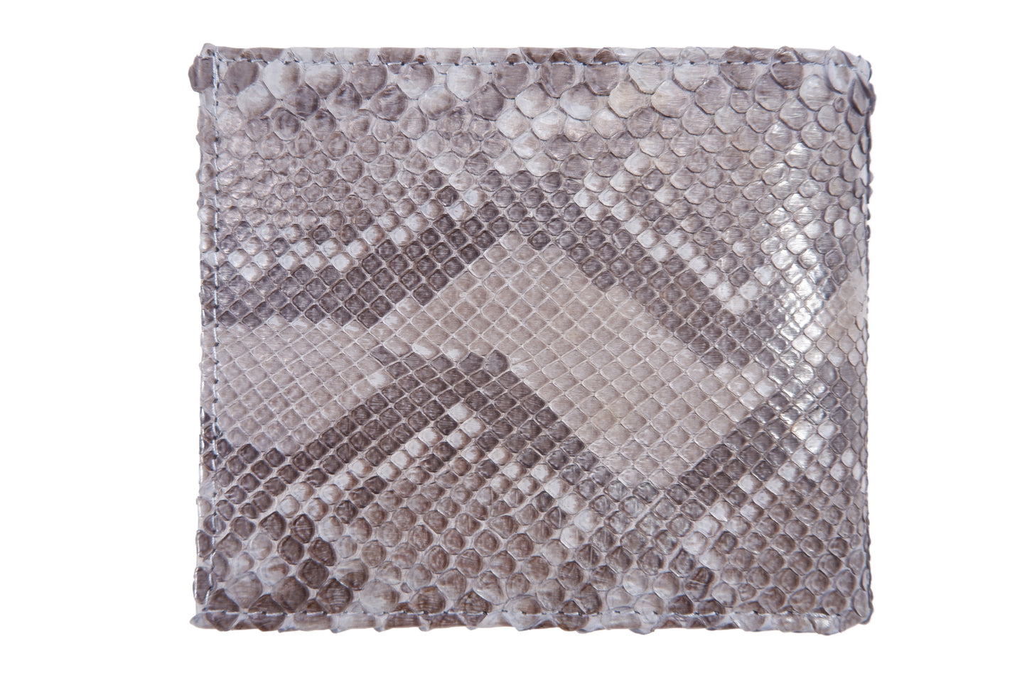 Genuine Reticulated Python Snake Skin Soft Bifold Wallet