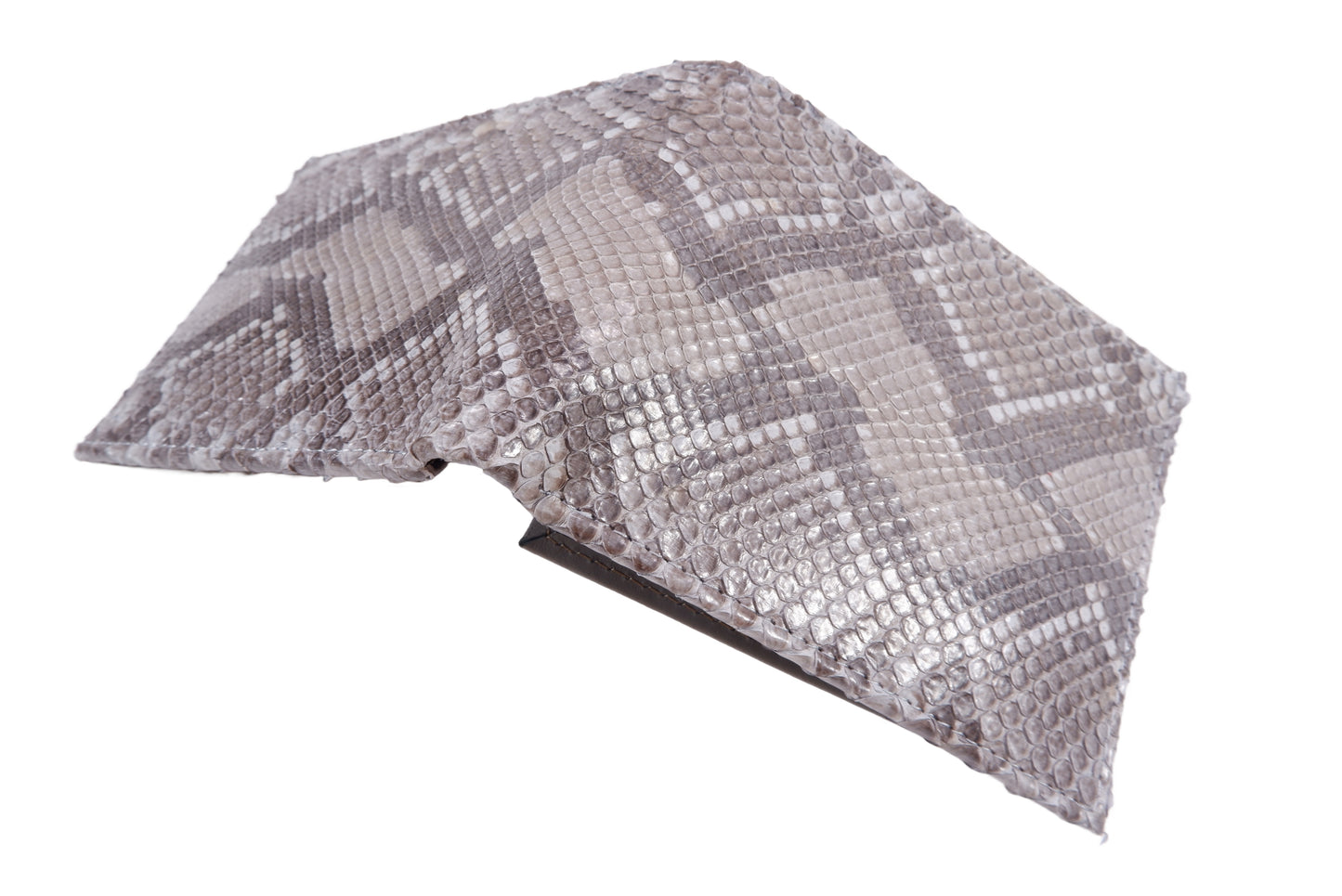 Genuine Reticulated Python Snake Skin Soft Bifold Wallet