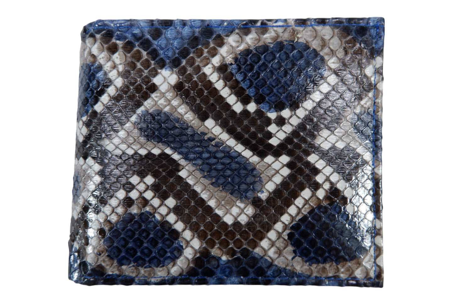 Genuine Reticulated Python Snake Skin Soft Bifold Wallet