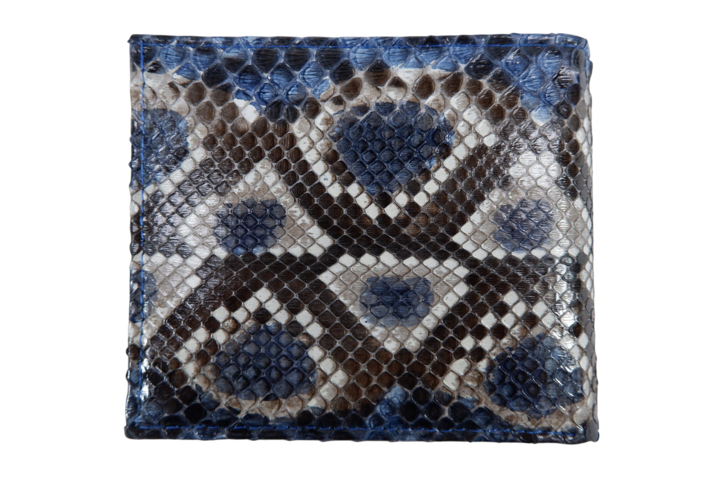 Genuine Reticulated Python Snake Skin Soft Bifold Wallet