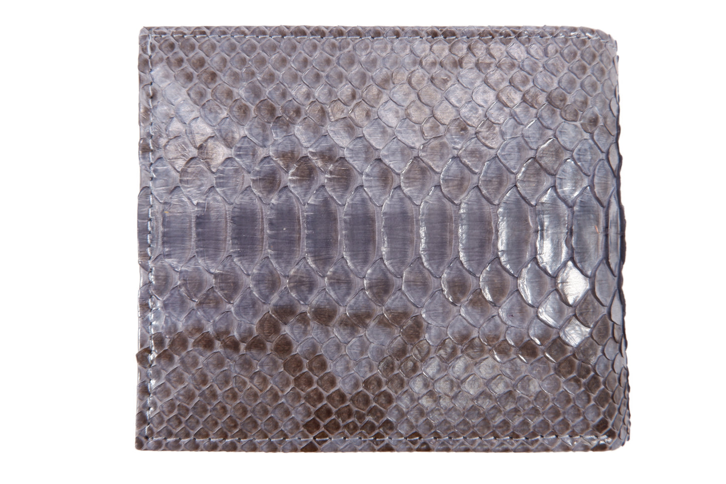 Genuine Python Belly Snake Skin Leather Soft Bifold Wallet