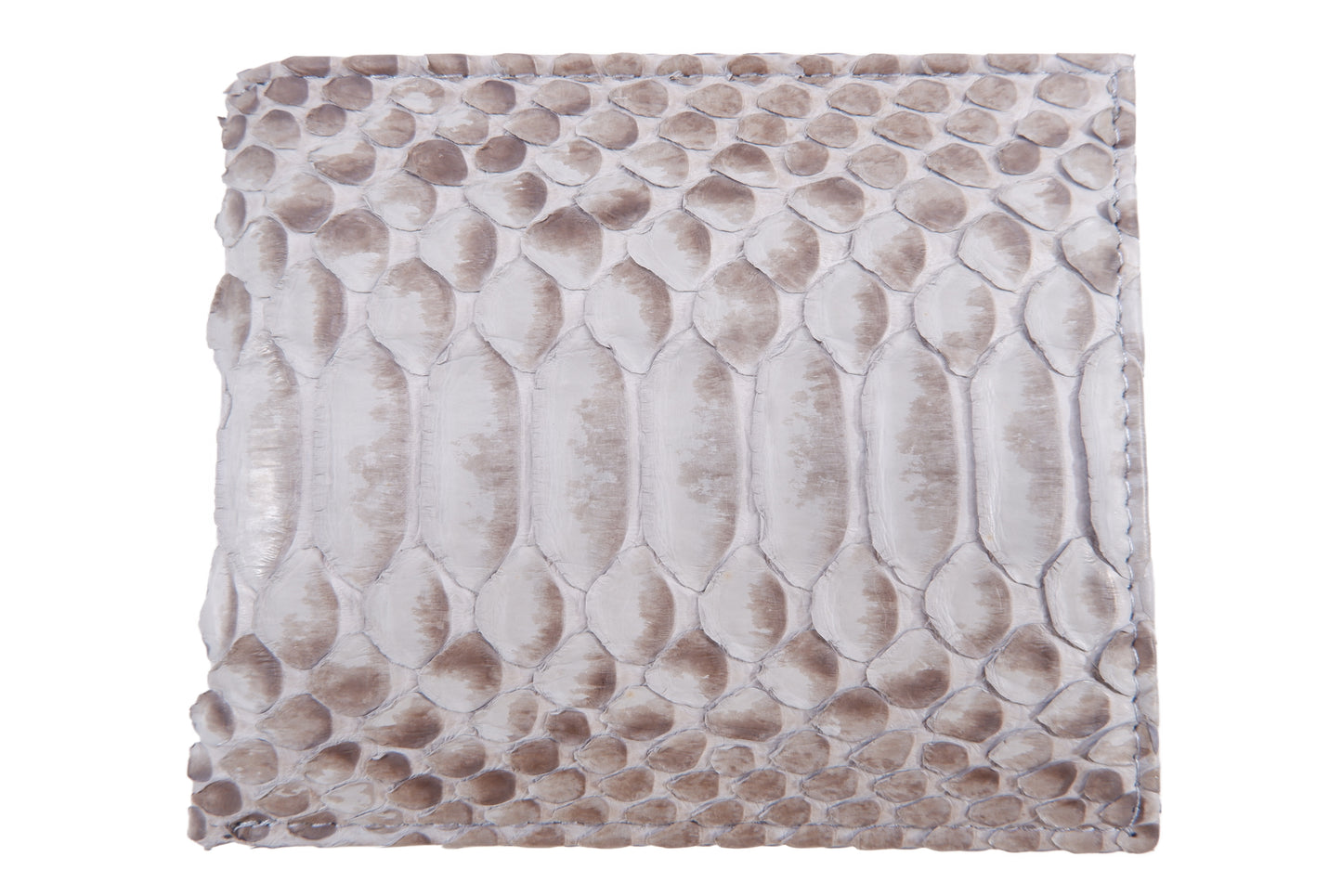 Genuine Python Belly Snake Skin Leather Soft Bifold Wallet