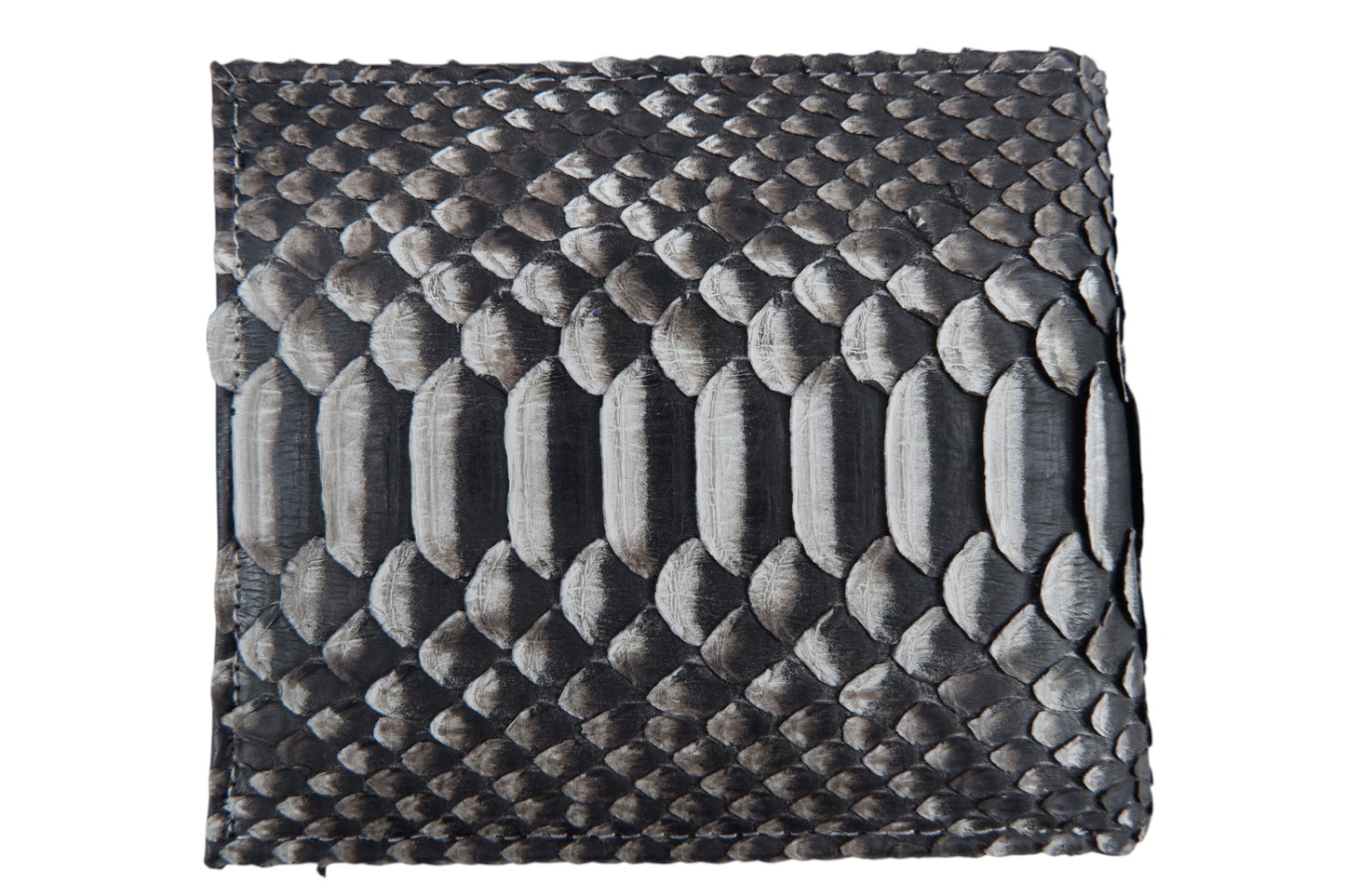 Genuine Python Belly Snake Skin Leather Soft Bifold Wallet