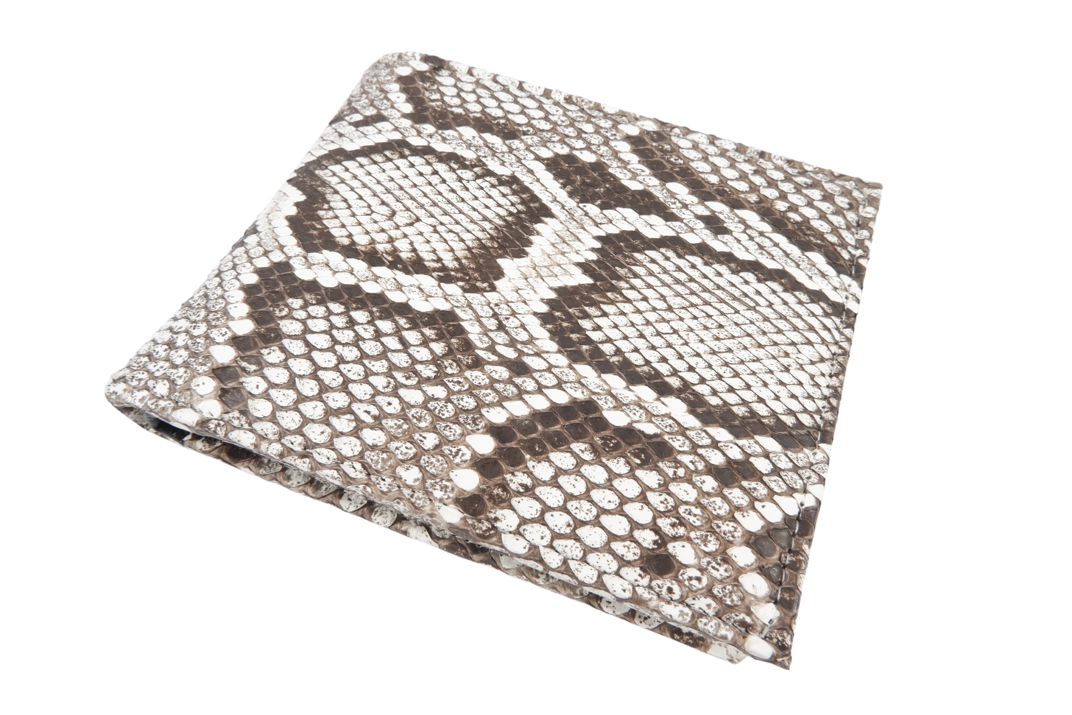 Burmese Python Leather Genuine Burmese Python Skin Leather Removable Bifold Wallet – PELGIO
