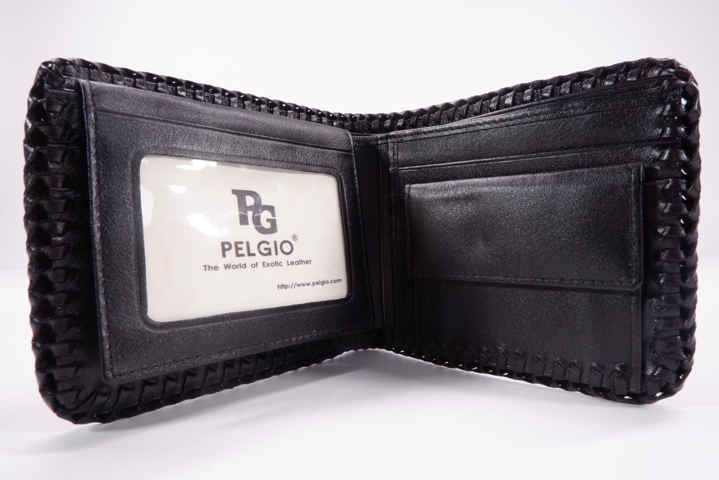 Genuine Shark Skin Leather Handmade Bifold Wallet