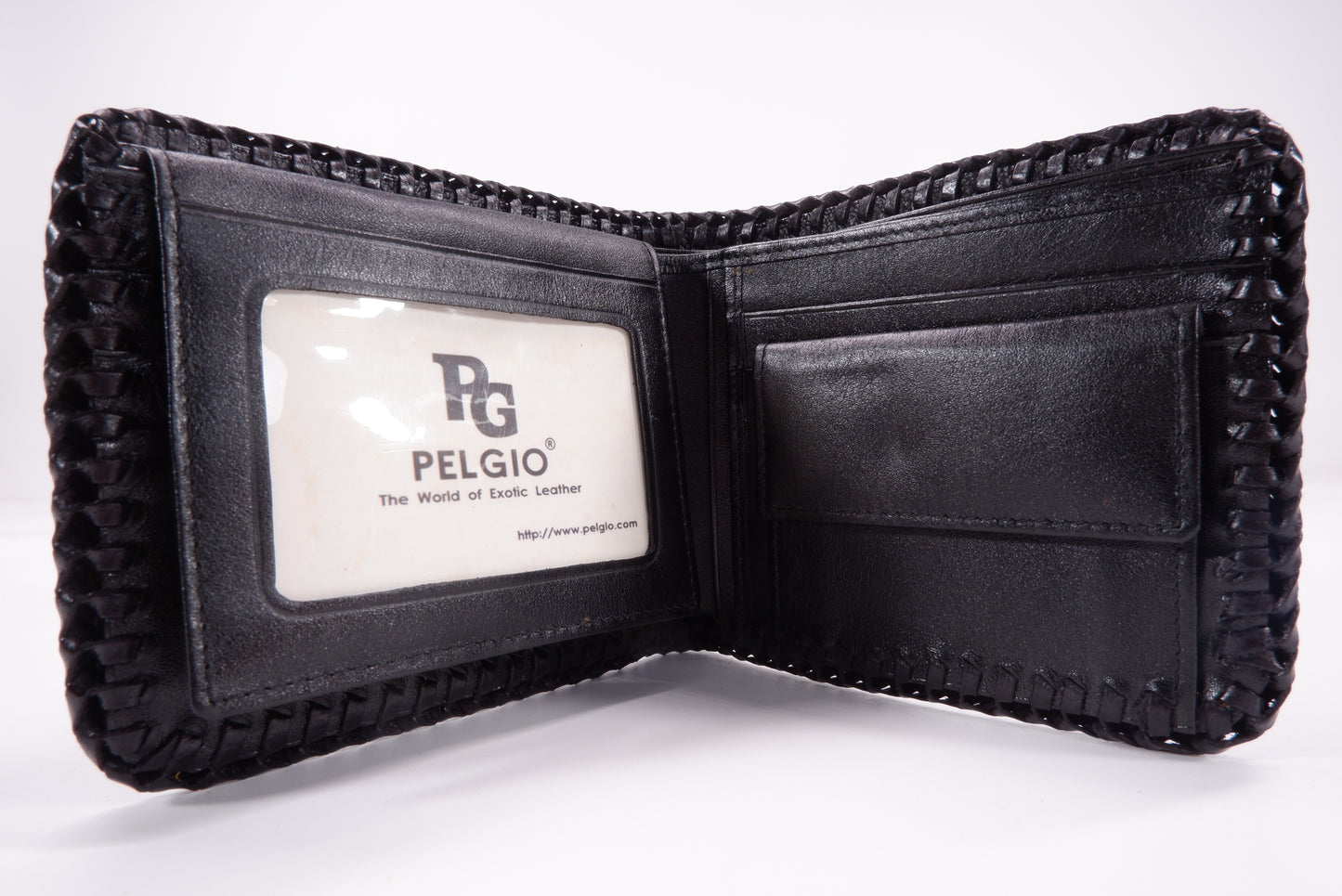 Genuine Shark Skin Leather Handmade Bifold Wallet