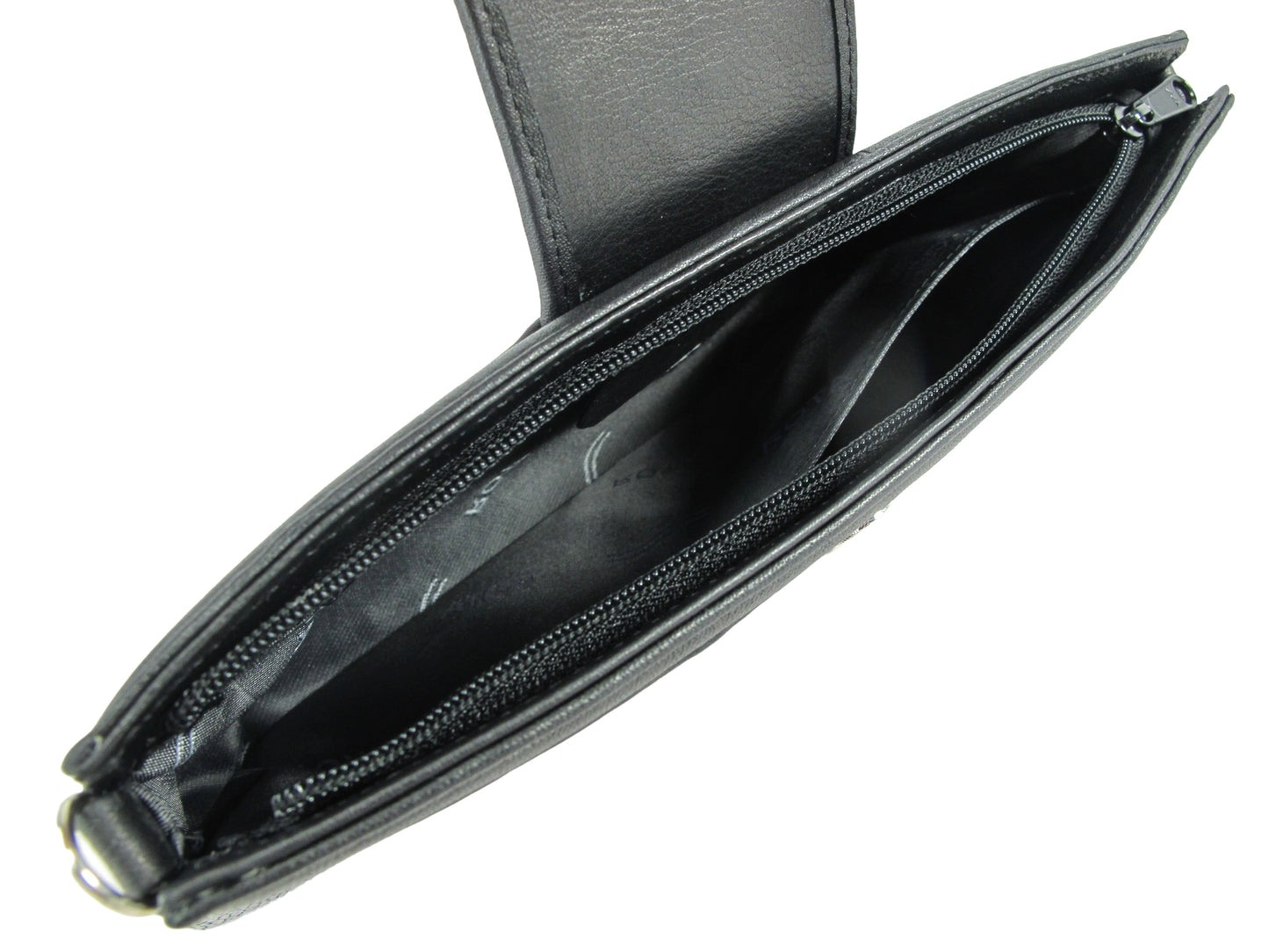 PELGIO Genuine Polished Stingray Skin Leather Women's Clutch & Crossbody Purse