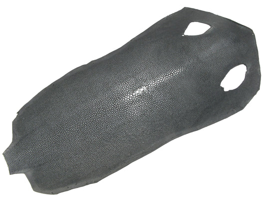 Genuine Polished Stingray Skin Leather Long Shape Hide Pelt