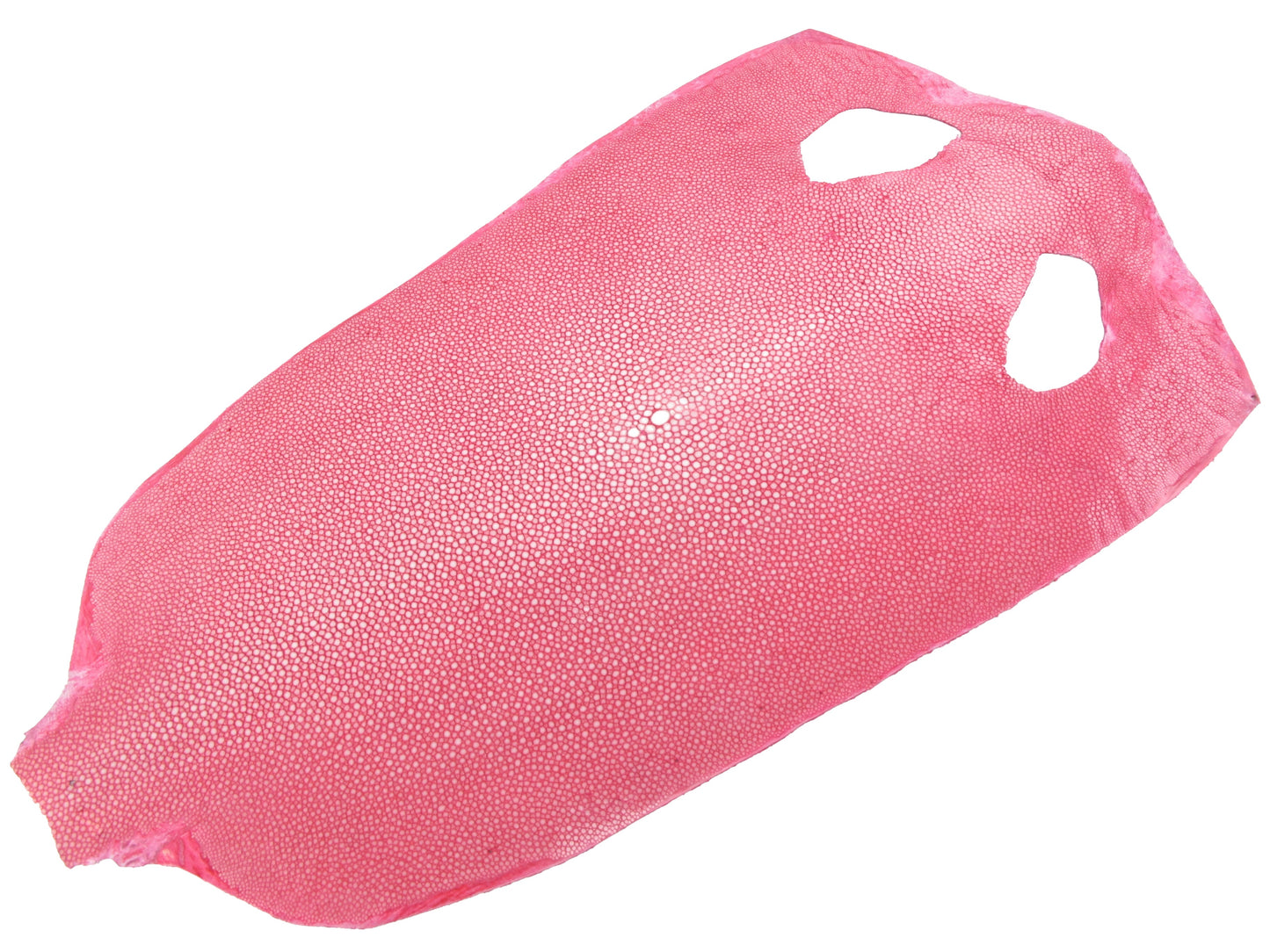 Genuine Polished Stingray Skin Leather Round Shape Hide Pelt