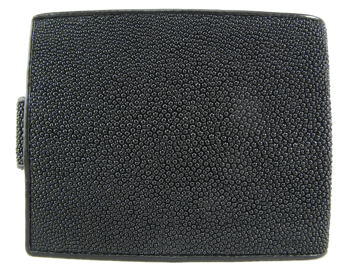 Genuine Stingray Skin Leather Women's Bifold Wallet