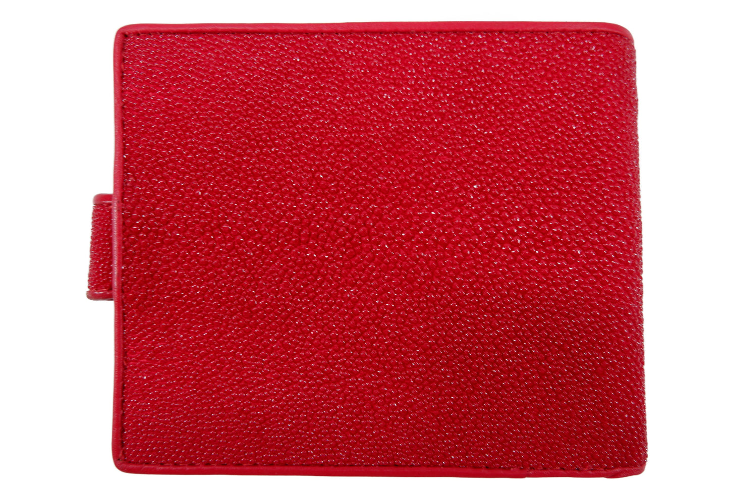 Genuine Stingray Skin Leather Women's Bifold Wallet