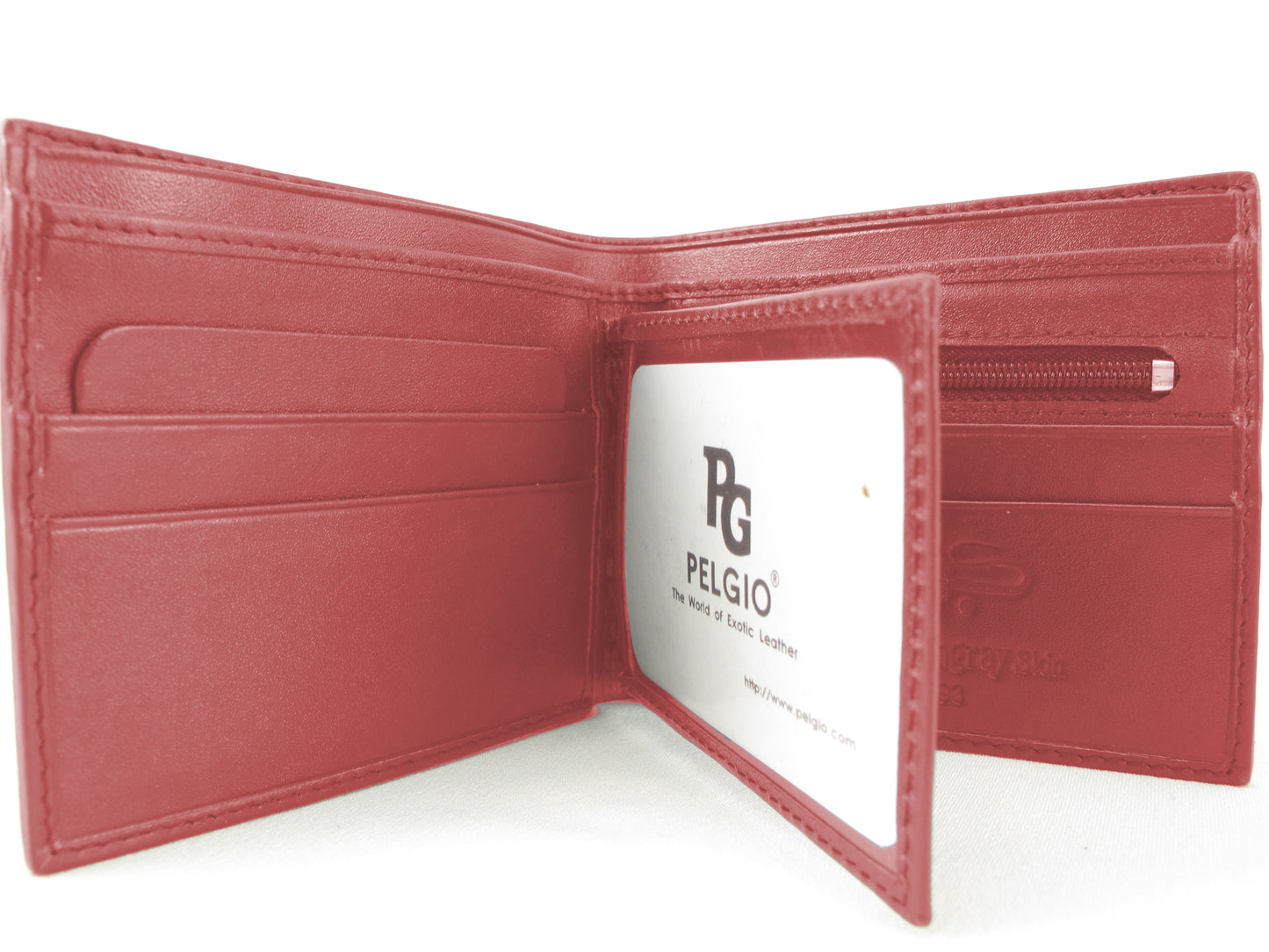 Genuine Stingray Skin Leather Women's Bifold Wallet