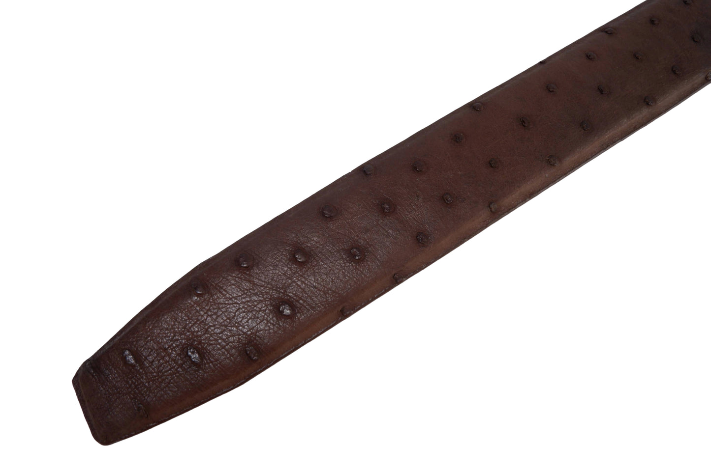 Genuine Ostrich Quill Skin Leather Casual Men's Belt