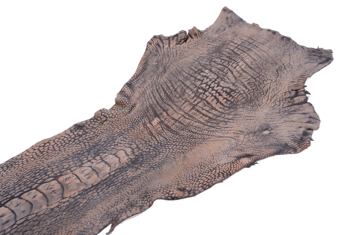 Genuine Ostrich Leg Skin with Claw Leather Hide Pelt