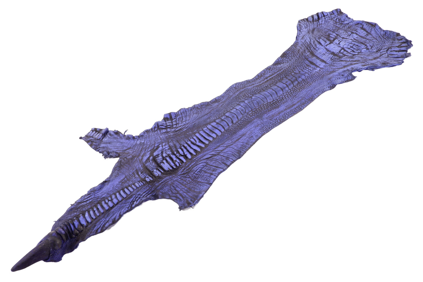 Genuine Ostrich Leg Skin with Claw Leather Hide Pelt